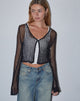 Imagen de Septa Cropped Knit Cardigan en negro