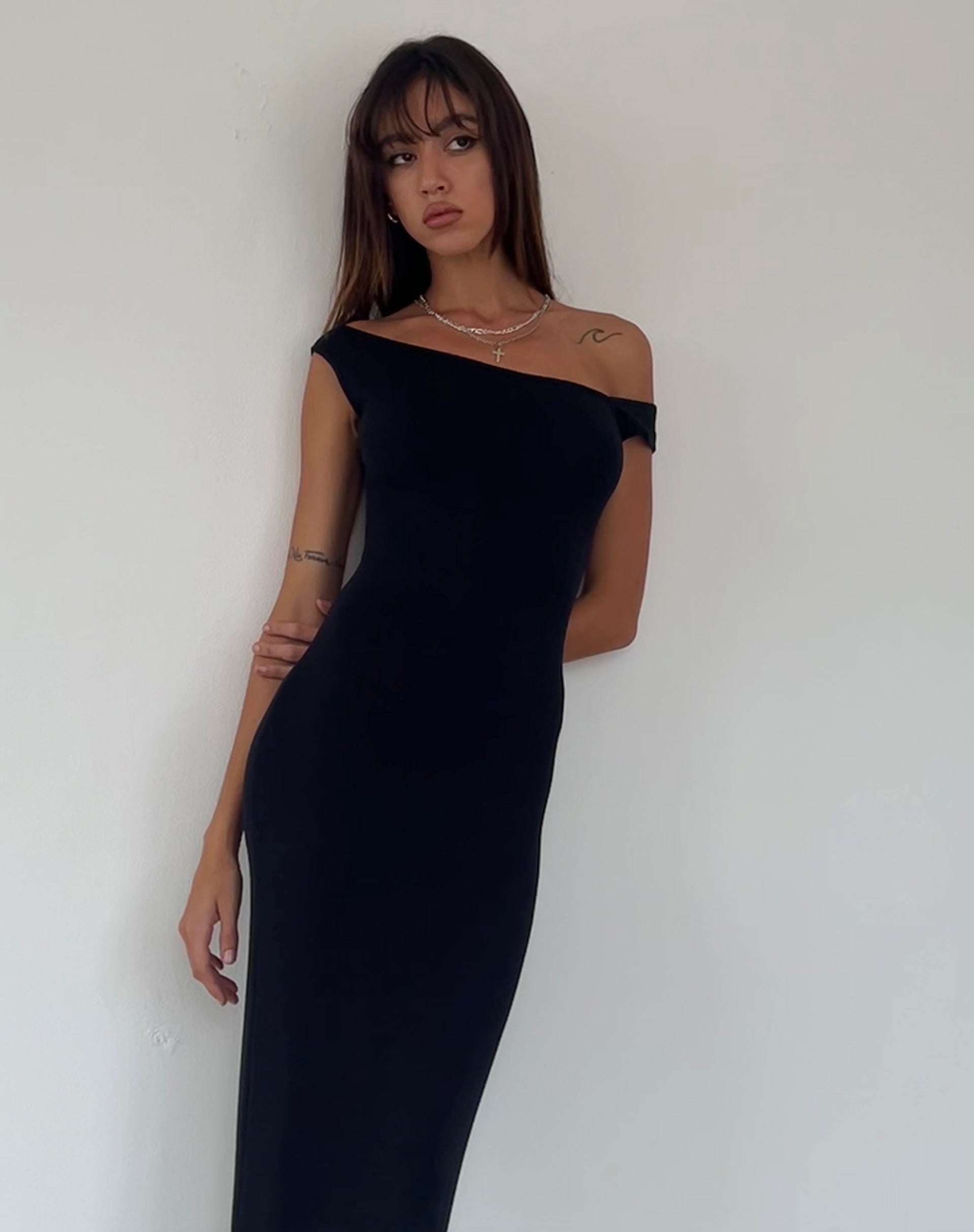 Imagen de Tehyun Maxi Dress in Rib Black