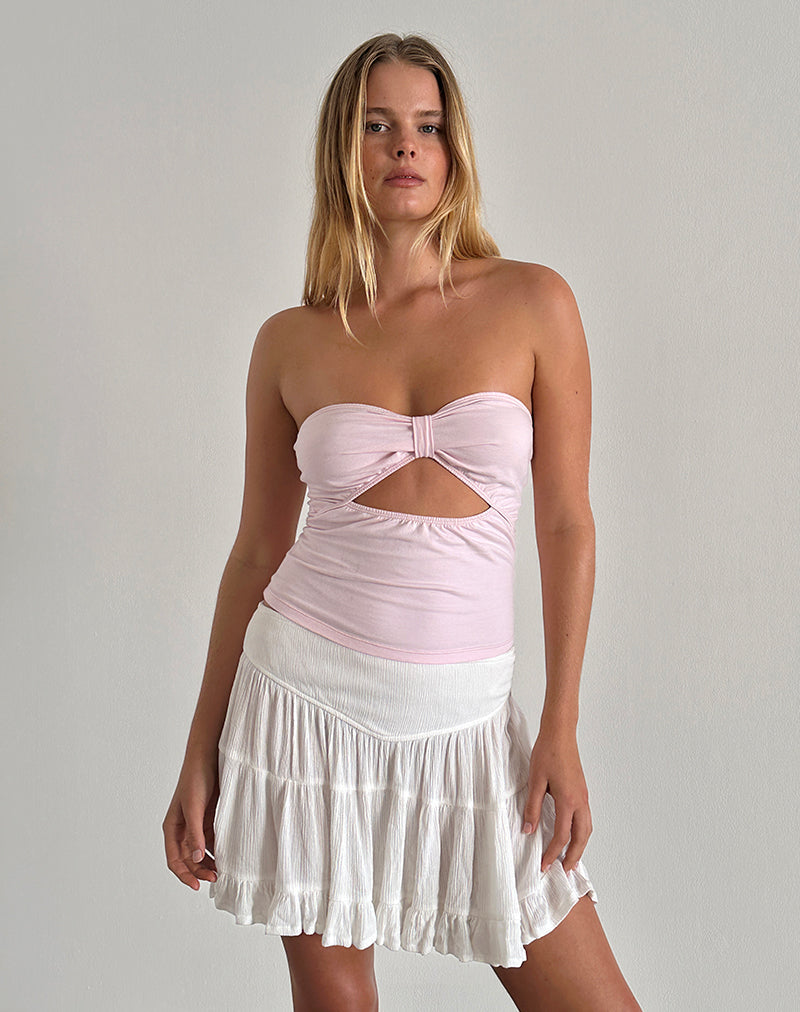 Image of Tifose Twist Front Top in Light Pink