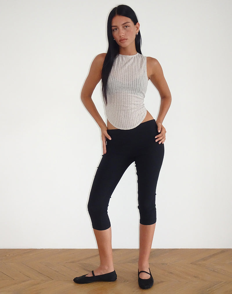 image of Tyla Knitted Top in Oatmilk
