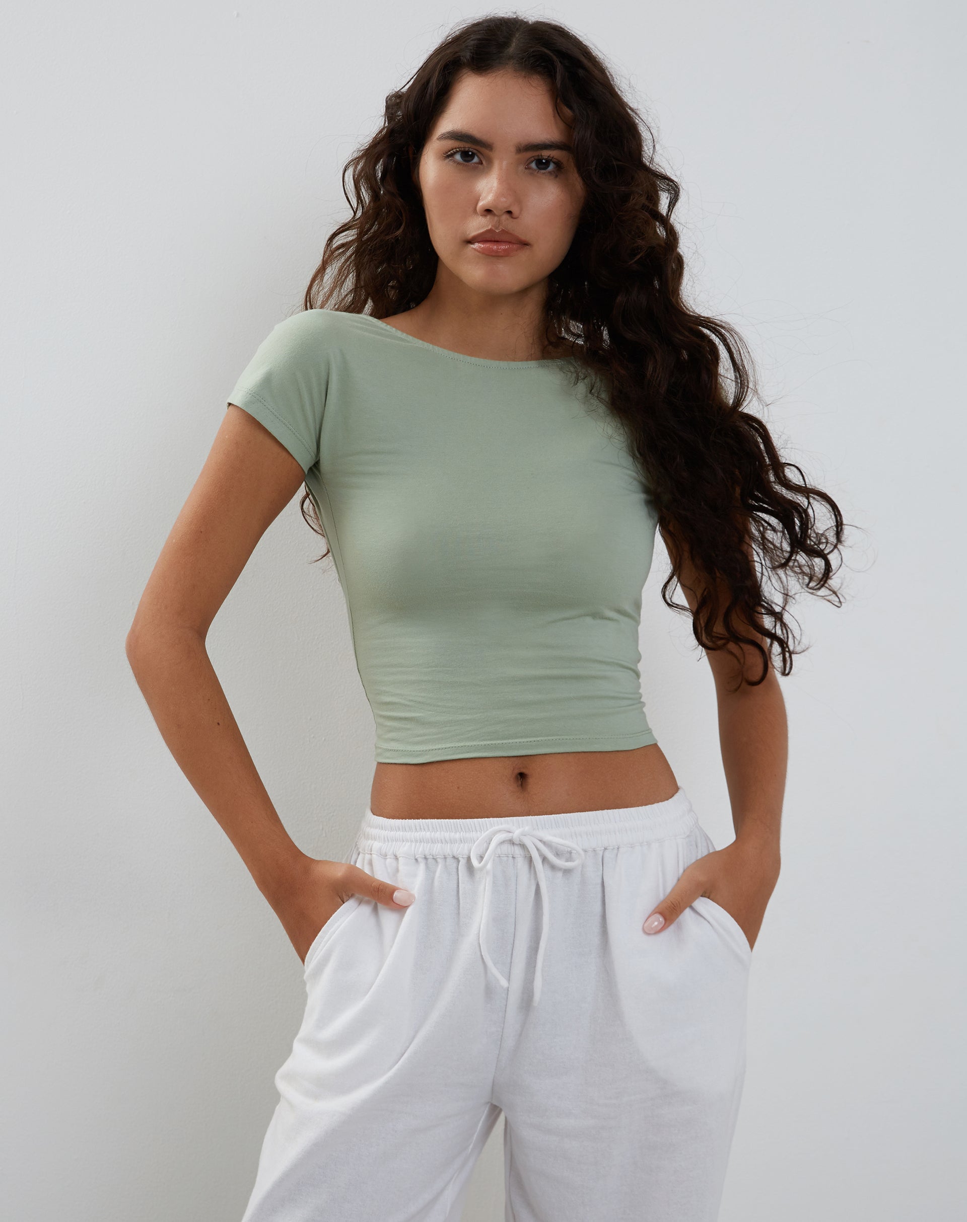 Imagen de Xiwang Crop Top en Desert Sage