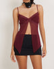 image de Ariela Butterfly Top in Burgundy