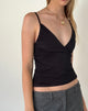 Image de Bea Slinky Cross Front Top in Black