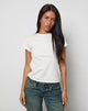 Image of Clio Baggy Tee in Ivory