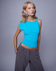 Image de Dannas Asymmetric Top in Aqua Blue