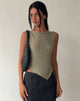 image de Etta Knitted Vest Top in Sage
