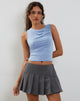 Image de Hagne Vest Top in Cornflower Blue