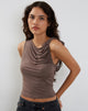 Image de Hagne Vest Top in Mocca