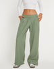 image de Pantalon large Hondra en vert cendré