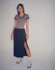 image de Kasao Midi Cargo Skirt in Navy