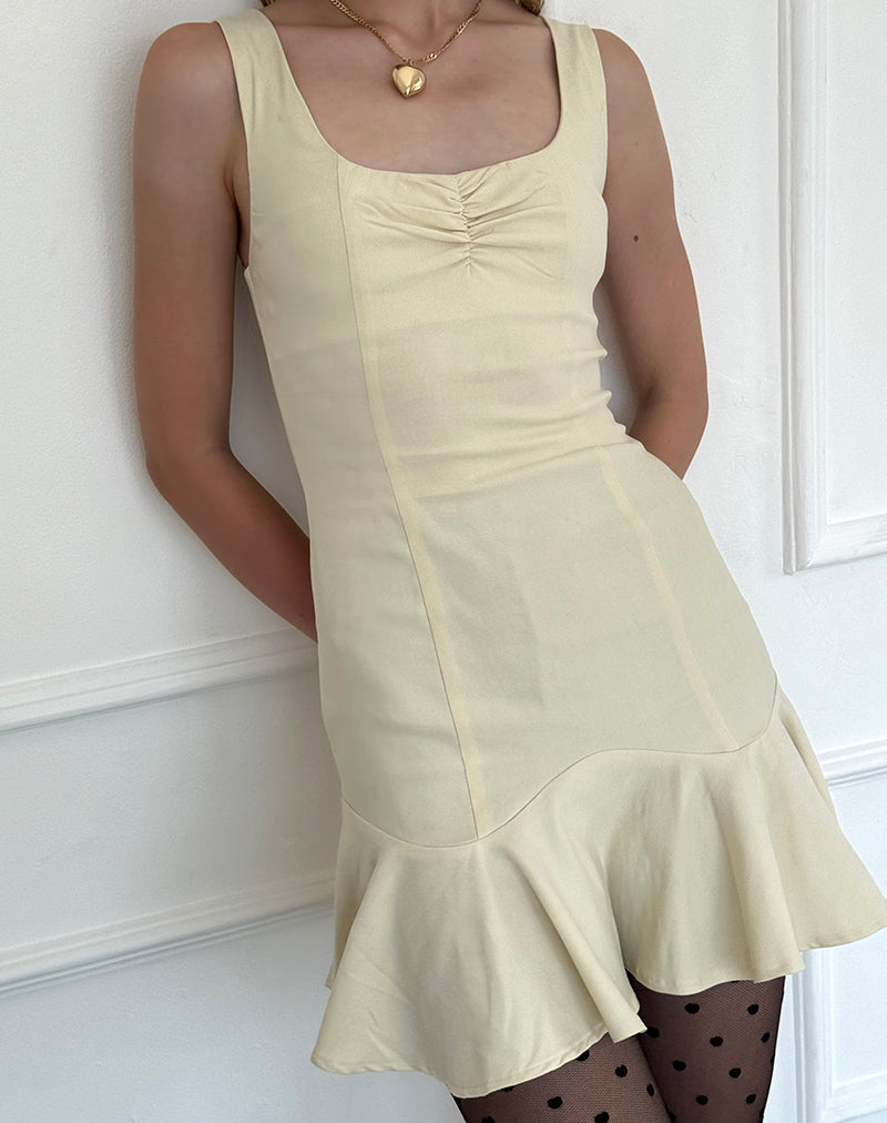 Image de la mini robe Jetsam en crème
