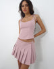 Image de Kiona Corset Top in Pink Tailoring