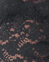 Black Sequin Lace