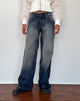 Image de Roomy Extra Wide Low Rise Jeans in Amber Wash
