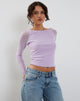 Image de Mahira Long Sleeve Top in Lilac