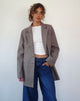 Image de Messeir Blazer en fausse laine en noyer