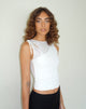 Image de Moni Vest Top in Mesh Ivory