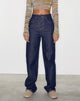 image de Parallel Jeans en Rinse Blue Wash