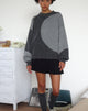 Image de marque Namari Jumper in Black and Charcoal Mix Knit