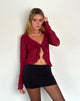 Image of Noemi Cardi in Mesh Burgundy