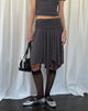Image de Norali Waterfall Midi Skirt in Grey
