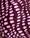 violet profond polka irrégulier