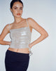 image de Pratiba Strappy Top in Silver