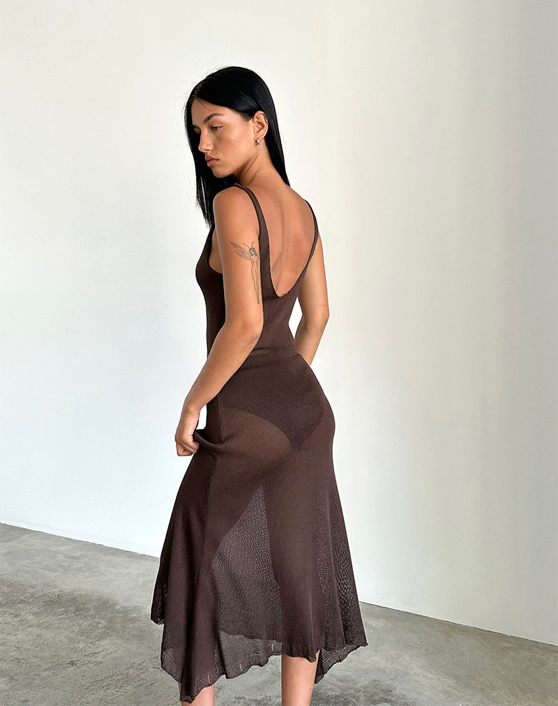 Image of Rabindra Maxi Dress in Brown