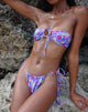 Image de Leyna Bikini Bottom in Washed Out Floral Purple