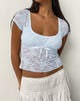 image de Rada Top in Lace Ice Blue