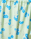 Ditsy Flower Lime Blue