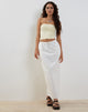 image de Joelene Midi Skirt in White