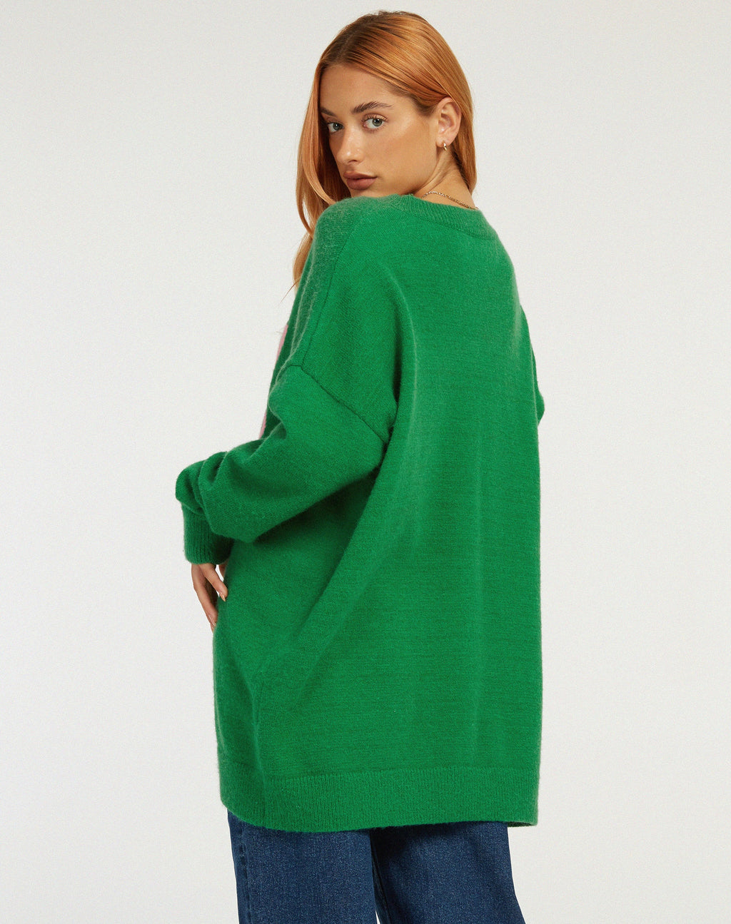 Pull-over Lulees en vert Pinky Promise