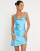 image de PAIVA DRESS SATIN SKY BLUE A