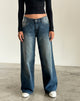 Image de Roomy Extra Wide Low Rise Jeans in Dark Vintage