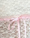  Cream with Pink Binding