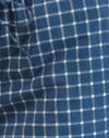 poplin navy tartan