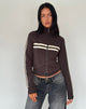 Image de Talisa Sporty Zip Through Jacket in Brown