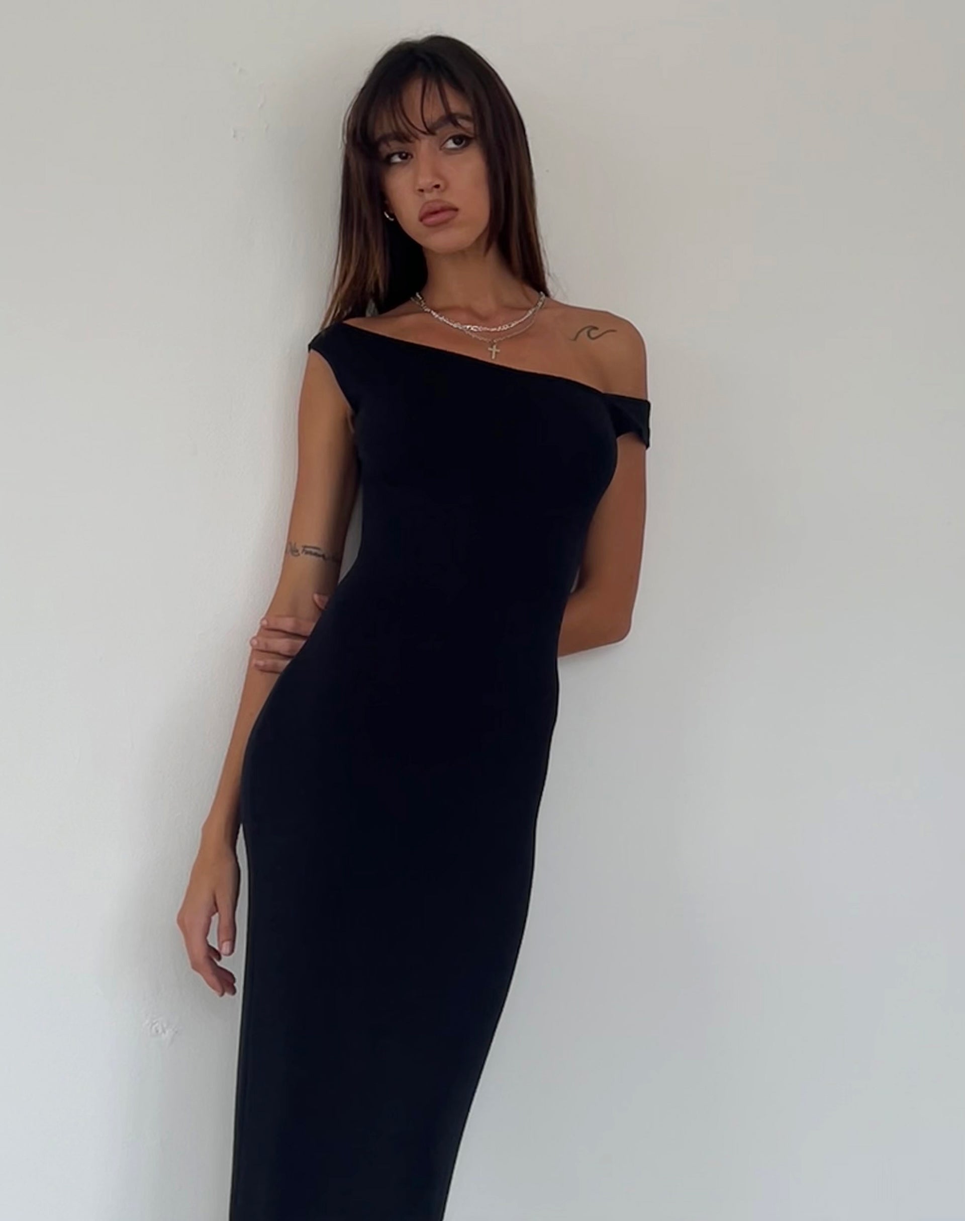 Image de Tehyun Maxi Dress in Rib Black