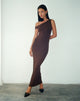 Image de Tehyun Maxi Dress in Brown Rib