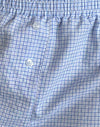 Gingham Blue White