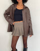 Image de la veste Walta en PU Truffle Brown