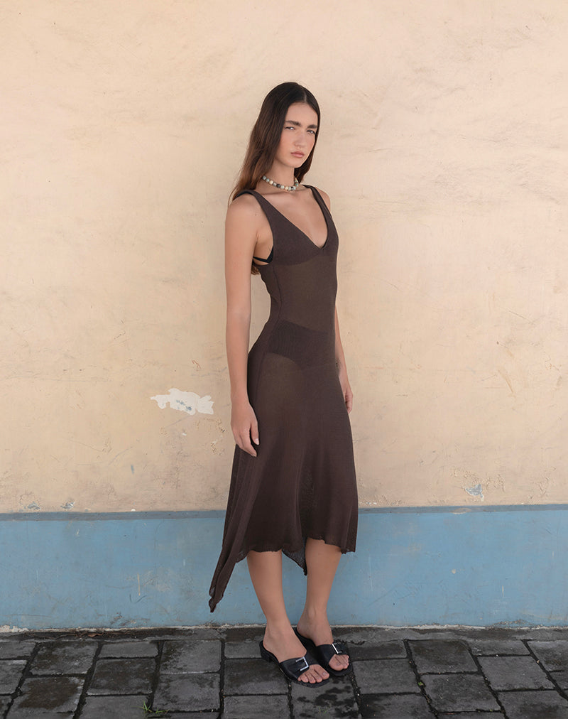 Image of Rabindra Maxi Dress in Brown