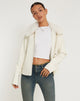 image de Yindo Zip Up Jacket in PU White