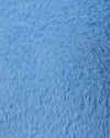 Tricot de fourrure bleu anthracite