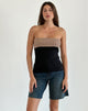 Image of Brylee Tube Top in Knit Black