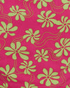 90s Beachy Bloemen Hot Pink