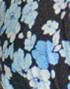 Pastelblauw Bloemen