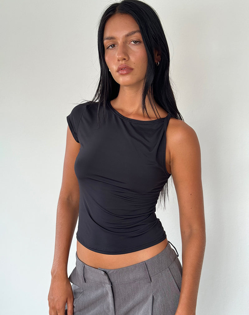 Image of Dannas Asymmetric Top in Black