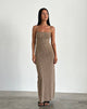 Image of Darsih Maxi Dress in Daisy Flock Light Brown